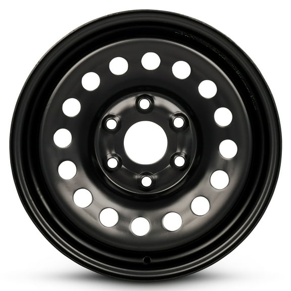 For 2010-2014 GMC Savana 1500 17 Inch Painted Black Rim - OE Direct Replacement - Road Ready Car Wheel