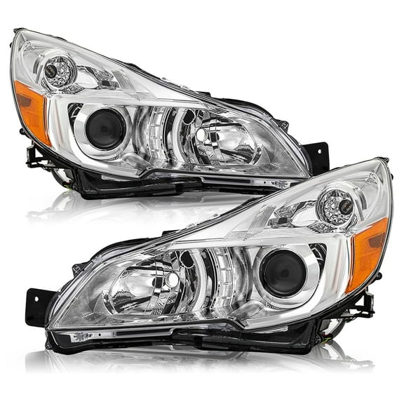 For 2010-2014 Subaru Outback Legacy Projector Headlights Headlamp Assembly LH+RH