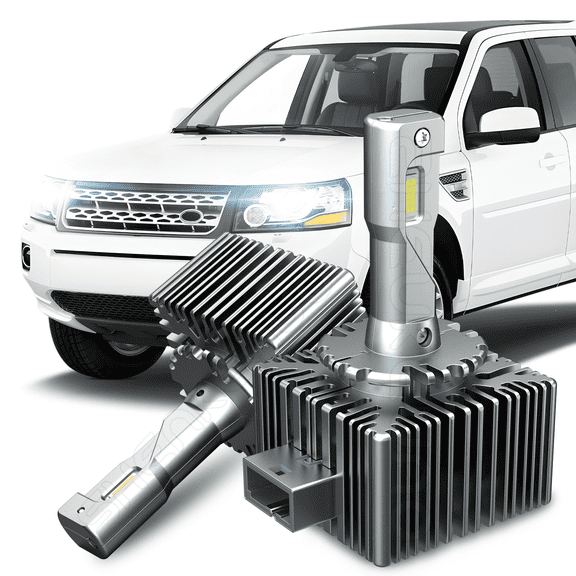 For 2010-2015 2016 Land Rover LR4 D3S LED Headlight Bulbs Kit High/Low Beam
