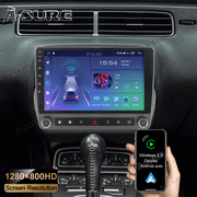 For 2010-2015 Chevy Camaro 2+32GB Android 14 Car Stereo Radio with Apple CarPlay/Android Auto/GPS Navi/Wi-Fi/BT 5.0/DSP