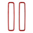 thumbnail image 1 of For - 2010-2016 ABS Carbon Fiber Red B Pillar Vent Air Outlet Frame Decor Car Decorative Cover, 1 of 10