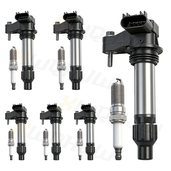 For 2010-2018 Buick Enclave 3.6L V6 UF569 6 Ignition Coils + 6 Iridium Spark Plugs Set