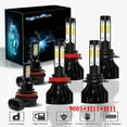 thumbnail image 1 of For 2010-2020 Toyota 4Runner Headlights,9005 HB3 High beam and H11 Low Beam Bulbs+H11 Fog light Bulbs,6pc, 1 of 13
