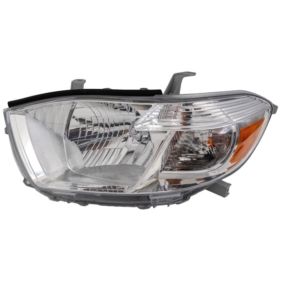 For 2010 Highlander Front Halogen Headlight Headlamp Head Lamp w/Bulb Left Side