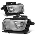 thumbnail image 1 of DNA Motoring For 10-13 Chevy Camaro OE Style Chrome Halogen Headlight Lamps Pair, 1 of 5