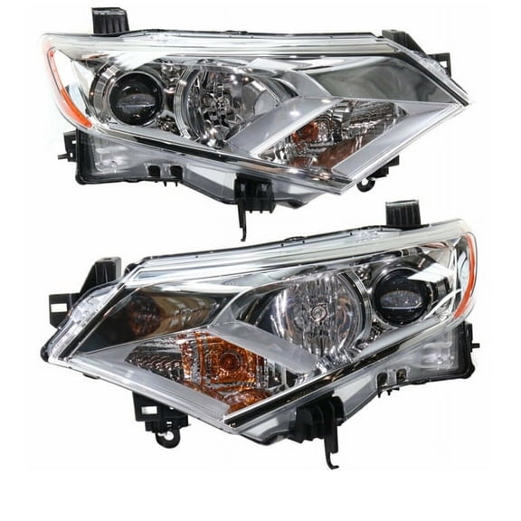 For 2011-11 Quest Van Halogen Headlight Headlamp Head Light Lamp w/Bulb SET PAIR