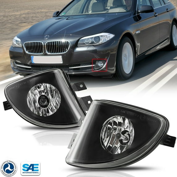 For 2011 2012 2013 Bmw 5 Series 528i 535i 550i Fog Lights Front Bumper Lamps L+R