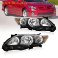 thumbnail image 1 of For 2011 2012 2013 Toyota Corolla Headlights Headlamps Replacement Left+Right, 1 of 5