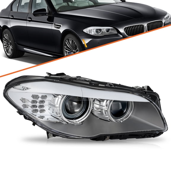 For 2011-2013 BMW 5 F10 550i 535i 528i Headlamps W/o AFS Xenon Headlight Right Side