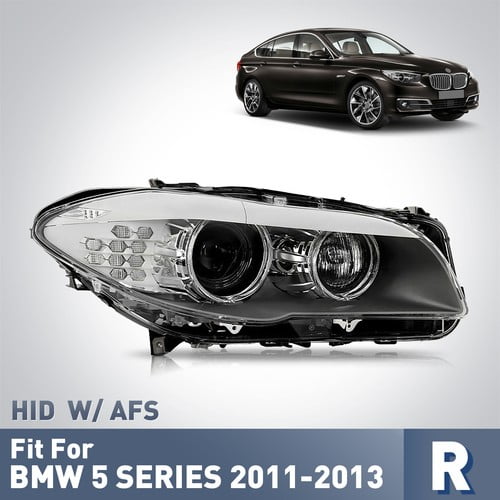 For 2011-2013 BMW F10 528i 535i HID w/AFS Adaptive Projector Headlight Passenger
