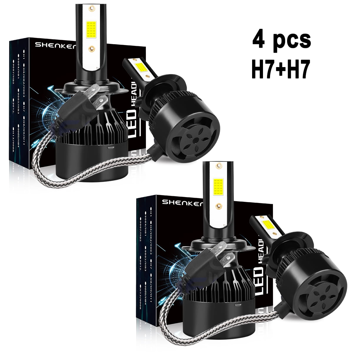 For Hyundai Sonata 2011-14 6000K LED Headlight High Low Beam - Foto 3