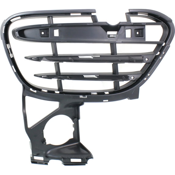 For 2011-2014 Cayenne Bumper Grille Front, Right Black Plastic PO1039106