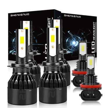6X LED Headlight Bulbs For Hyundai Sonata 2011-2014 – 6000K, 35W, 5500 Lumens, CANbus