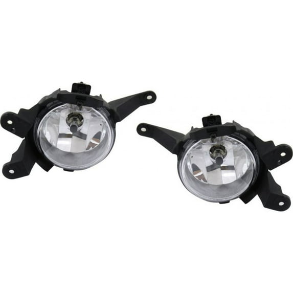 For 2011-2015 Chevy Cruze Fog Light Driver and Passenger Side Pair w/Bulbs DOT Certified GM2592300, GM2593300 | 95169824, 95169825