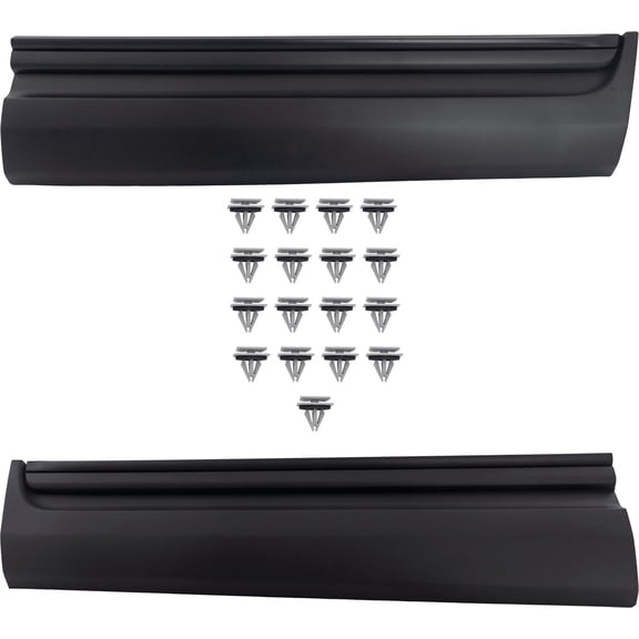 For 2011-2015 Explorer Front Door Molding and Beltlines SET PAIR