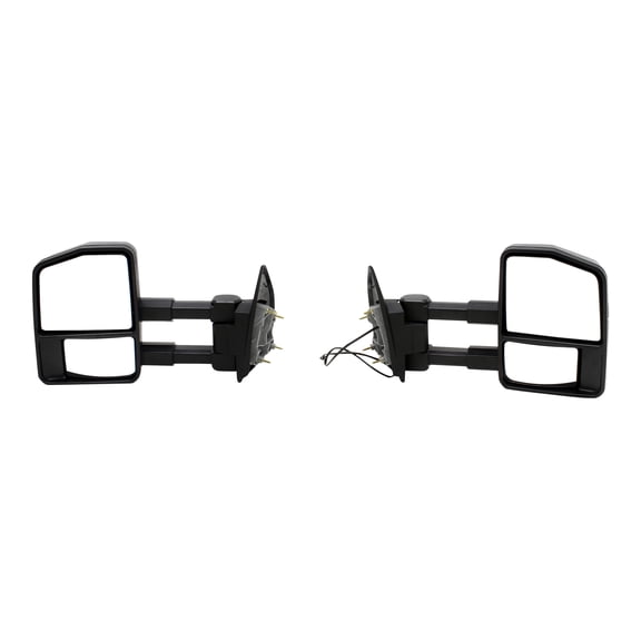 For 2011-2016 F-250 Super Duty Right Left Mirror Black