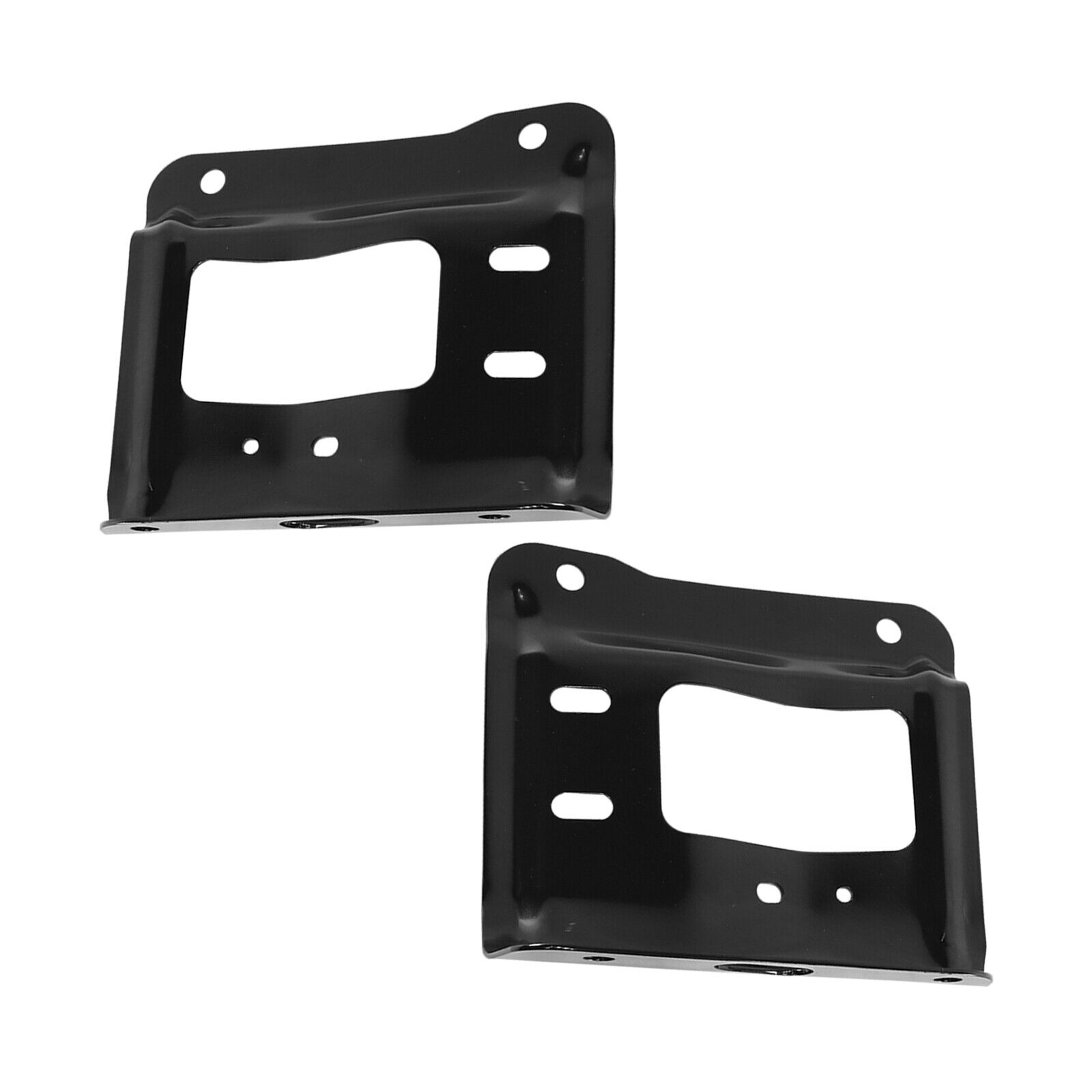Set Of 2 Front Bumper Brackets For 2005-2007 Ford F-250 Super Duty – Left & Right Mounting Plates
