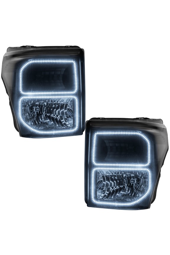 For 2011-2016 Ford F250/350 LED Headlights - Black Oracle