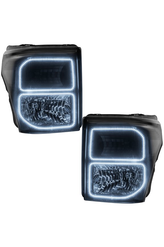 For 2011-2016 Ford F250/350 LED Headlights - Black Oracle