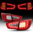 thumbnail image 1 of For 2011-2016 Sportage EX/SX/LX Red Clear LED Tail Lights Brake Signal Lamps Set, 1 of 6