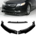 thumbnail image 1 of For 2011-2017 Honda Odyssey CK-Style Painted Black Front Bumper Body Spoiler Lip, 1 of 5
