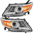 thumbnail image 1 of For 2011-2017 Honda Odyssey Halogen Projector Chrome Headlights Pair L+R, 1 of 4