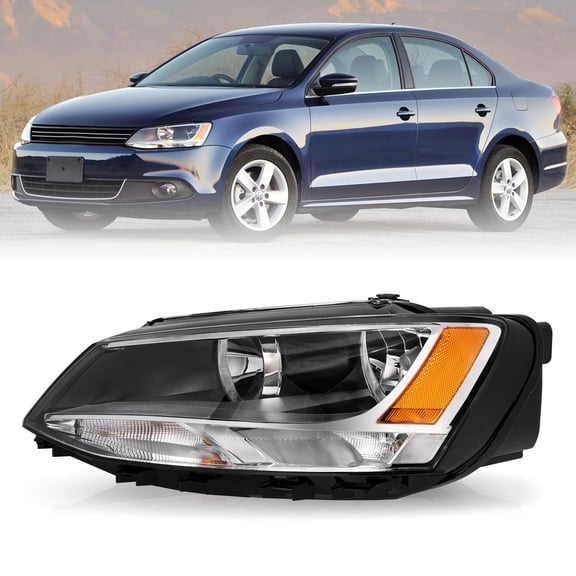 For 2011-2018 Volkswagen Jetta Halogen Model Headlight Headlamp Left Driver Side