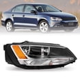 thumbnail image 1 of For 2011-2018 Volkswagen Jetta Halogen Model Headlights Headlamp Right/Passenger, 1 of 8