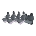 thumbnail image 1 of For 2011-2020 Toyota Sienna 7 Passenger FH Group Custom Fit Faux Leather Car Seat Covers - Full Set Solid Gray, 1 of 5