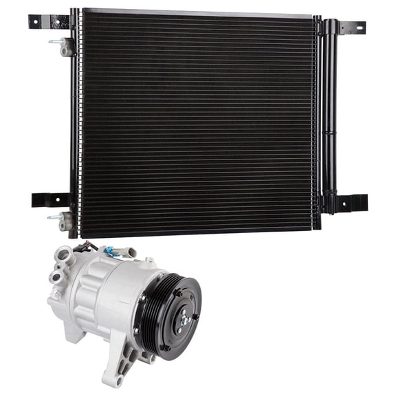 For 2011 Saab 9-4X 3.0L AC Compressor w/ A/C Condenser & Drier - BuyAutoParts