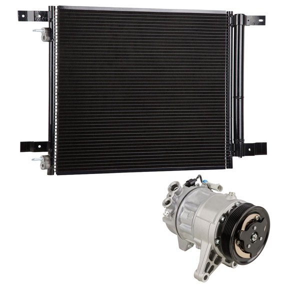 For 2011 Saab 9-4X 3.0L OEM AC Compressor w/ A/C Condenser & Drier - BuyAutoParts
