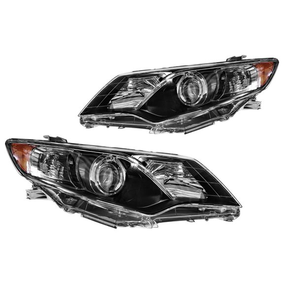 For 2012 2013 2014 Toyota Camry Halogen Projector Headlights Assembly Left&Right