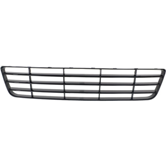 For 2012-2013 Golf R Bumper Grille Front, Center Black Plastic VW1036130
