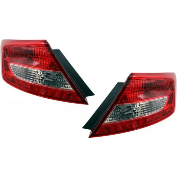 For 2012-2013 Honda Civic Pair Rear Tail Lights Driver and Passenger Side for Coupe HO2800179 HO2801179 | 33550-TS8-A01 33500-TS8-A01