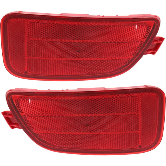 For 2012 2013 Kia Soul Pair Driver and Passenger Side Rear Reflector DOT Certified KI2830100 KI2831100 - Replaces 92451 2K500 92452 2K500 |