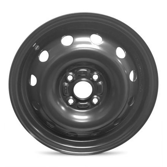 For 2012-2013 Toyota Yaris 14 Inch Painted Black Rim - OE Direct Replacement - Road Ready Car Wheel