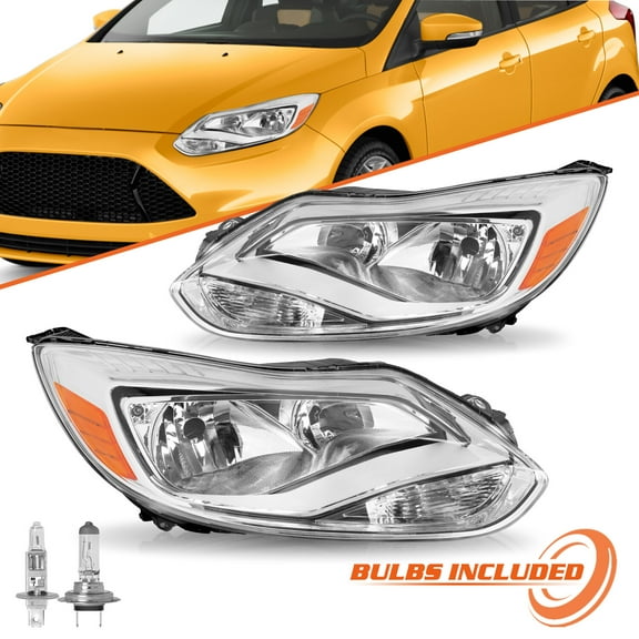For 2012-2014 Ford Focus OE Style Halogen Headlights Headlamps Left & Right Side