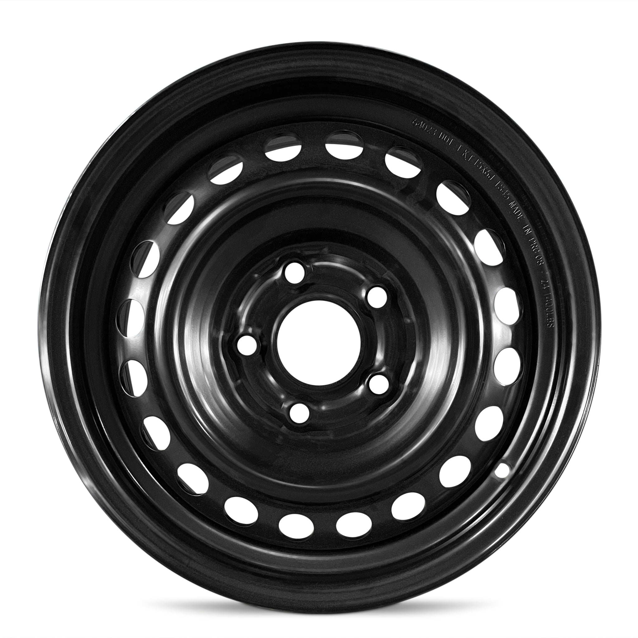 For 2012-2014 Honda Civic 15 Inch Painted Black Rim - OE Direct ...