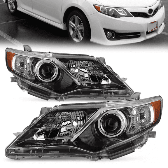 For 2012-2014 Toyota Camry Headlights Left+Right Replacement Headlamps Assembly