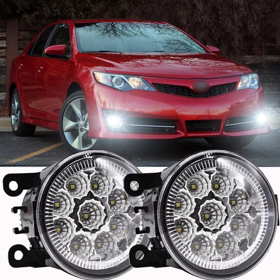 For 2012-2014 Toyota Camry SE Front Bumper LED Fog Light Lamps Left&Right