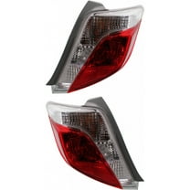 For 2012-2014 Toyota Yaris Tail Light Driver and Passenger Side w/ Bulbs DOT Certified TO2818150, TO2819150 | 81561-52760, 81551-52820