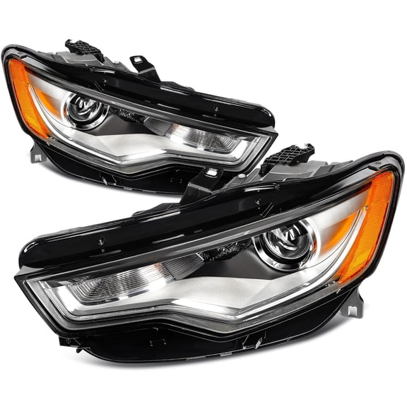For 2012-2015 Audi A6 S6 Quattro HID/Xenon w/Projector Pair Headlights Assembly