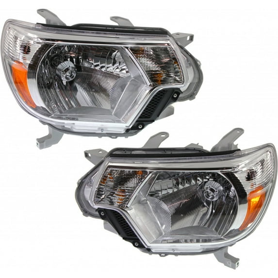 For 2012-2015 Toyota Tacoma Headlight Driver and Passenger Side CAPA Certified Bulbs Included TO2502213 TO2503213-Replaces 81150-04181, 81110-04181 ;