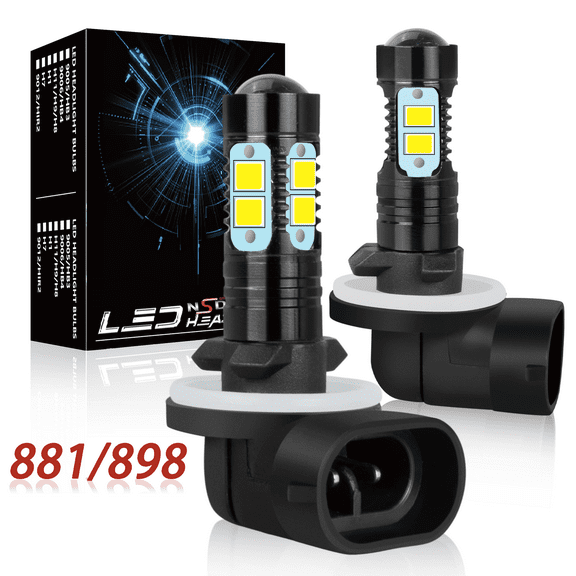 For 2012-2017 Hyundai Veloster 6500K 881 898 LED Headlight Fog Light Bulbs 2pcs