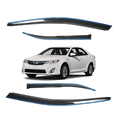 thumbnail image 1 of For 2012-2017 Toyota Camry Chrome Window Visor Vent Shade Sun Rain Guards, 1 of 15