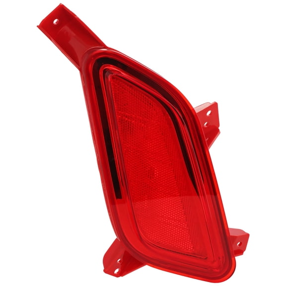 For 2012-2017 Veloster Bumper Reflector Front, Left Red Plastic HY1184106