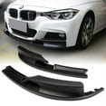 thumbnail image 1 of For 2012-2018 BMW M-Sport M-Tech Unpainted Black Front Bumper Body Kit Lip 2PCS, 1 of 5