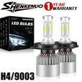 thumbnail image 1 of For 2012-2018 Kia Rio Sedan LED Headlight Bulbs High Low Beam Combo H4/9003 Lamp 80W 8000LM 2PCS, 1 of 10