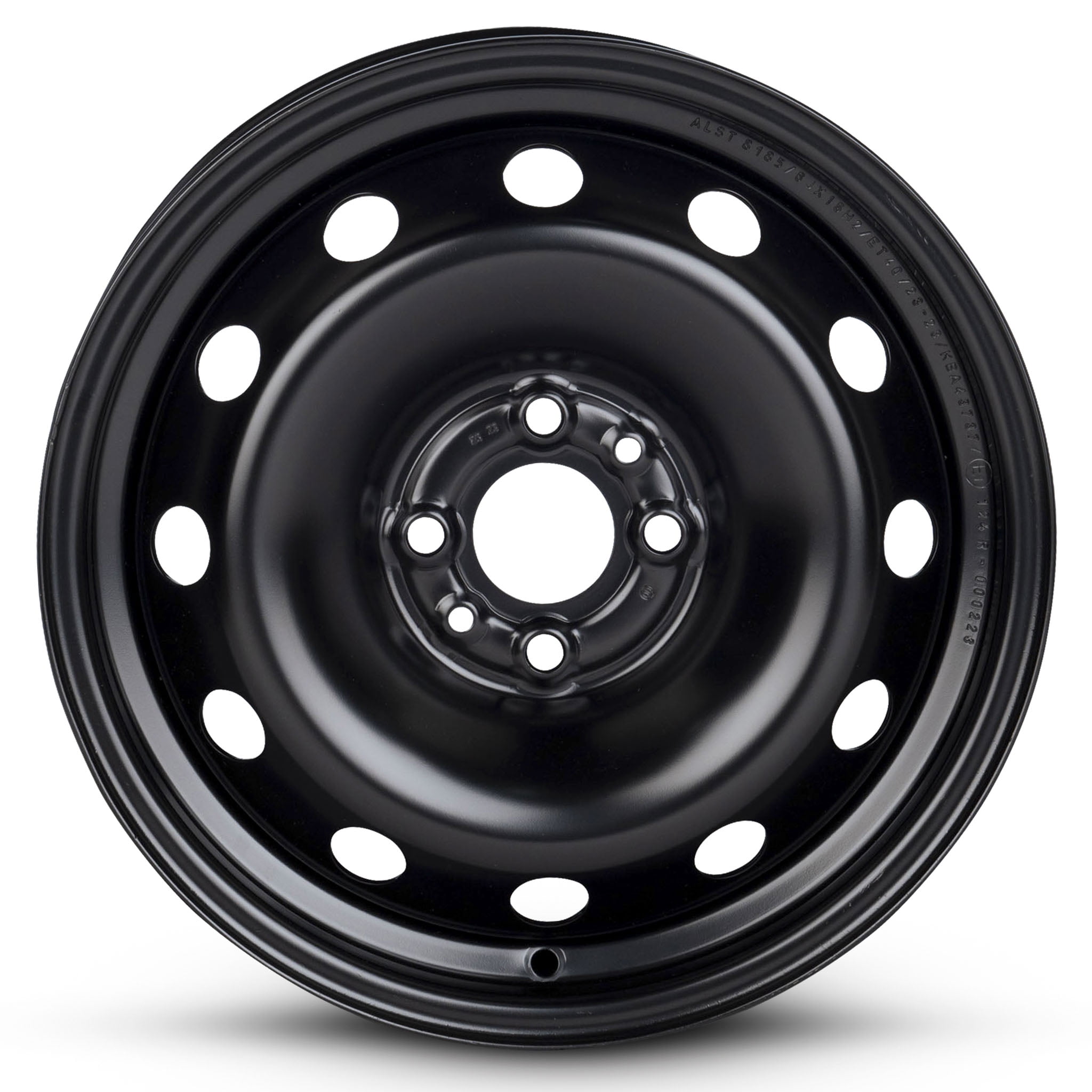For 2012-2019 Fiat 500 15 Inch Painted Black Rim - OE Direct ...