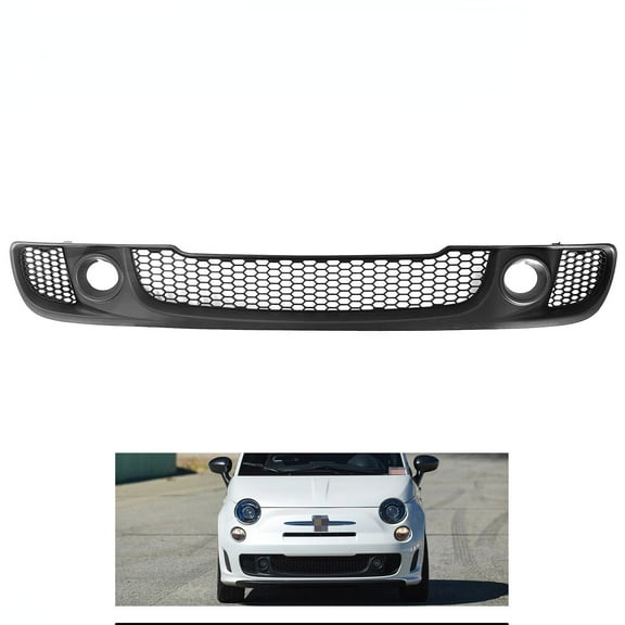 For 2012-2019 Fiat 500 Abarth 2-door 68111678AB Front Lower Bottom Grille